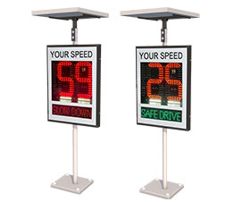 188 digit and 1 Line display radar speed sign
