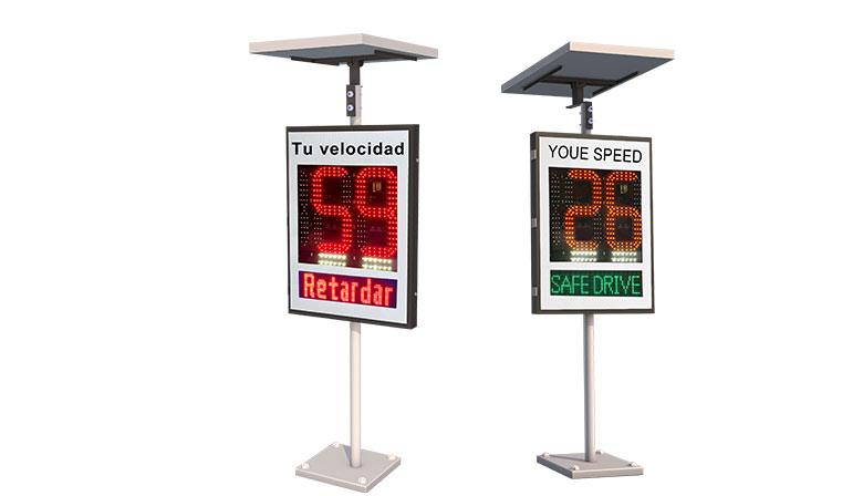 Solar 188 Radar Speed Sign with 1 line display