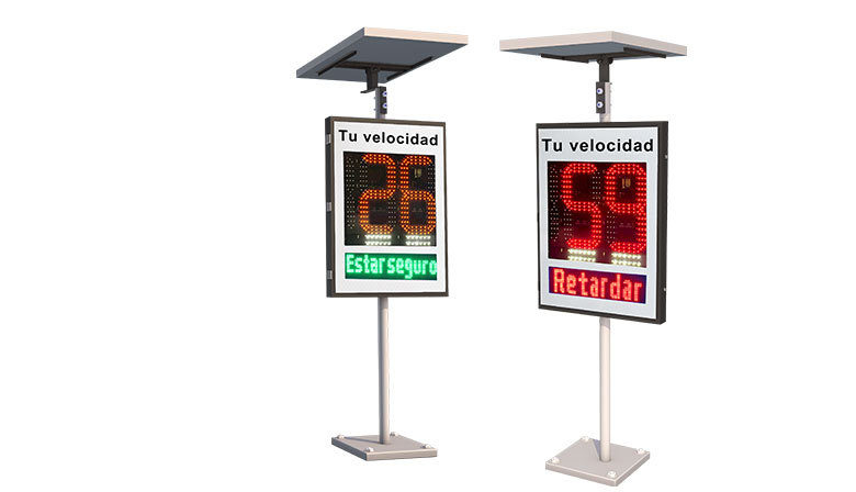 Solar 188 Radar Speed Sign with 1 line display
