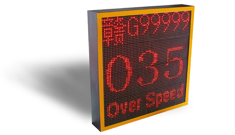 LPR radar speed sign