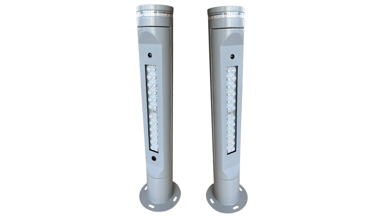 high quality pedestrian crossing warning post light