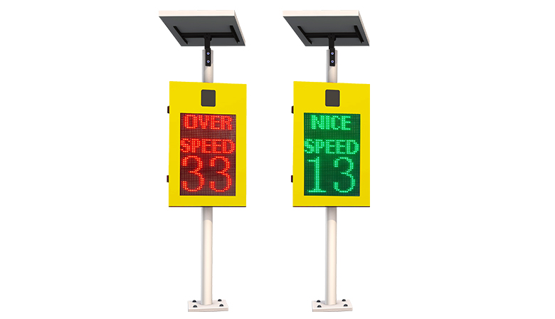 LPR radar speed sign