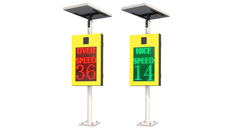 vehicle radar speed sign
