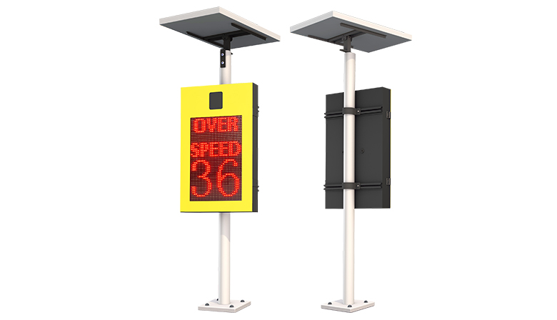 LPR radar speed sign