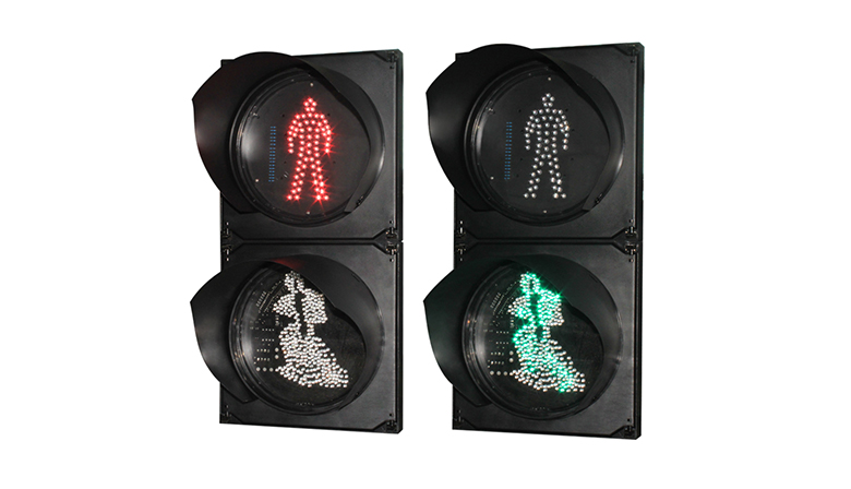 dynamic pedestrian traffic light for sales