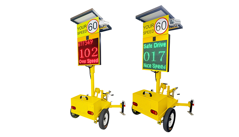 solar trailer radar speed sign