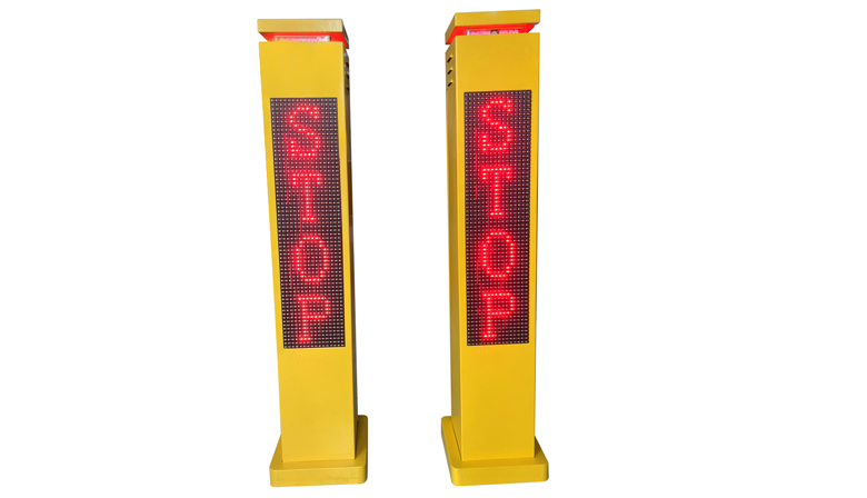 pedestrian crossing warning post lightfor sale
