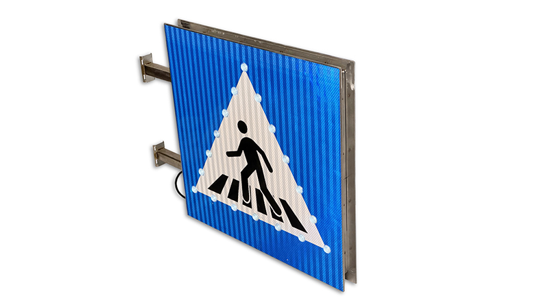 walk cross pedestrian sign