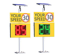 solar 88 radar speed limit sign with Aluminum plate