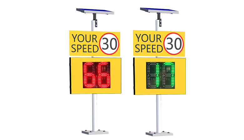 LPR radar speed sign