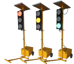 solar portable traffic light